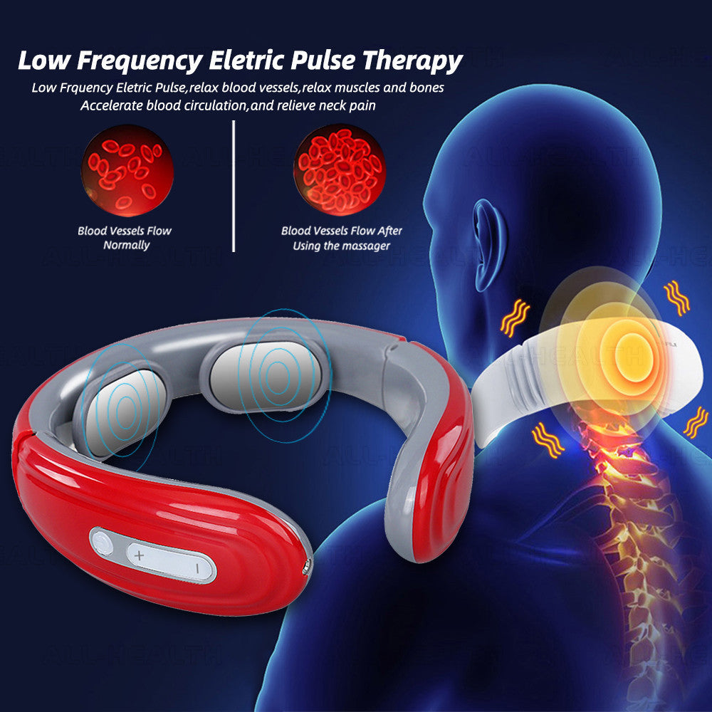 Electromagnetic pulse cervical spine physiotherapy instrument